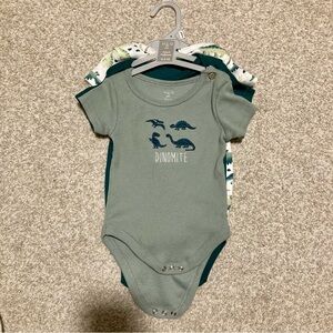 Dinosaurs “Dinomite” 3 Pack Onesies